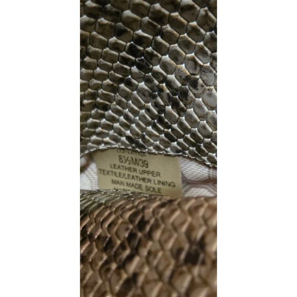 Louise et Cie Leather Tall Ladies Boots Snake Pattern Size 8.5 - Picture 10 of 12